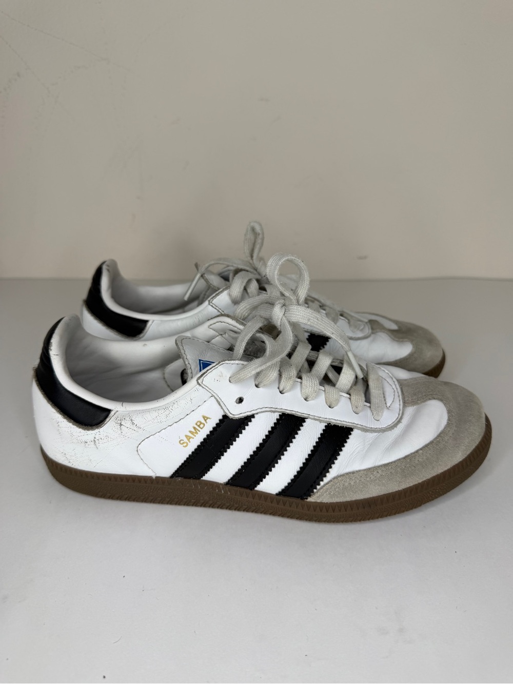 Adidas Originals Samba OG White Black Gum Women's Size 8 Sneakers IG9030